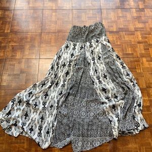 Free people strapless maxi dress